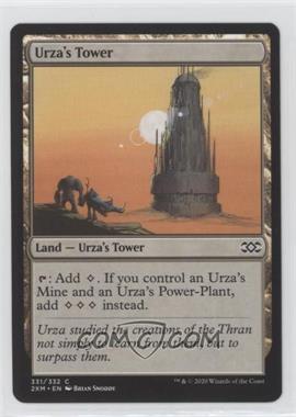 2020 Magic: The Gathering - Double Masters - [Base] - English #331 - Urza's Tower