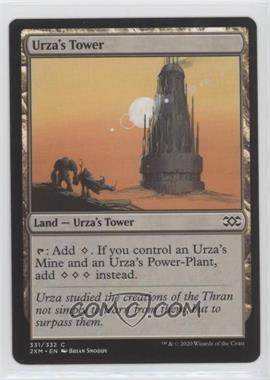 2020 Magic: The Gathering - Double Masters - [Base] - English #331 - Urza's Tower