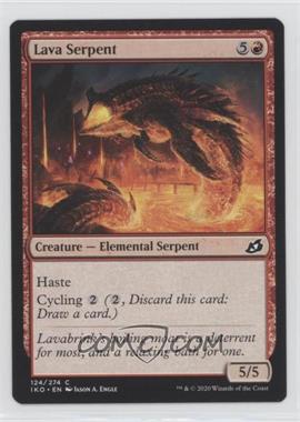 2020 Magic: The Gathering - Ikoria: Lair of Behemoths - [Base] #124 - Lava Serpent