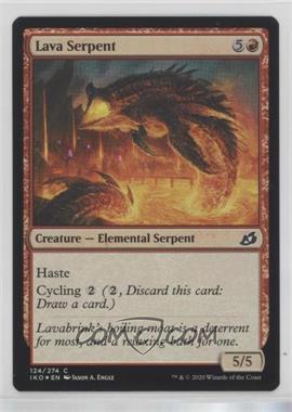 2020 Magic: The Gathering - Ikoria: Lair of Behemoths - [Base] #124 - Lava Serpent