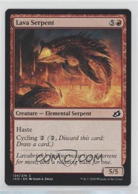 2020 Magic: The Gathering - Ikoria: Lair of Behemoths - [Base] #124 - Lava Serpent