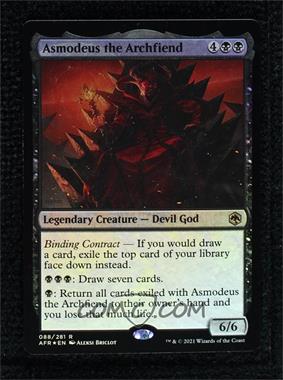 2021 Magic: The Gathering - Adventures in the Forgotten Realms - [Base] - Ampersand Promo Foil #088 - Asmodeus the Archfiend