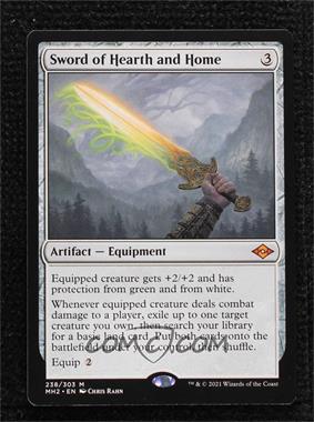 2021 Magic: The Gathering - Modern Horizons 2 - [Base] #238 - Sword of Hearth and Home