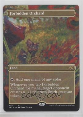 2022 Magic: The Gathering - Double Masters 2 - [Base] - English #405 - Forbidden Orchard (Borderless)