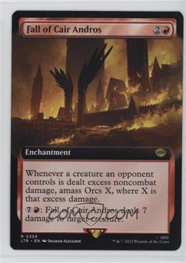 2023 Magic: The Gathering - LOTR: Tales of Middle Earth - [Base] - Foil #0359 - Fall of Cair Andros (Extended Art)