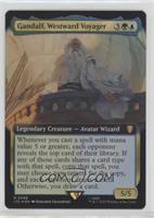 Mythic Rare - Gandalf, Westward Voyager (Extended Art)