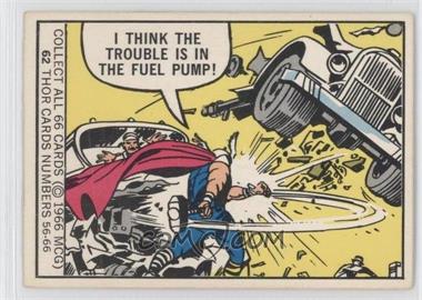 1966 Donruss Marvel Super Heroes - [Base] #62 - Thor [Poor to Fair]