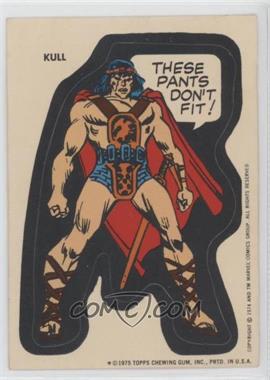 1975 Topps Marvel Comic Book Heroes - [Base] - White Back #_KULL - Kull [Good to VG‑EX]