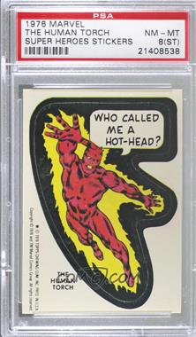 1976 Topps Marvel Comic Book Heroes - [Base] #_HUTO.1 - The Human Torch (Blank Back) [PSA 8 NM‑MT (ST)]