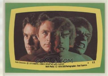 1979 Topps Marvel The Incredible Hulk - Stickers #11 - Dr. David Banner, Hulk