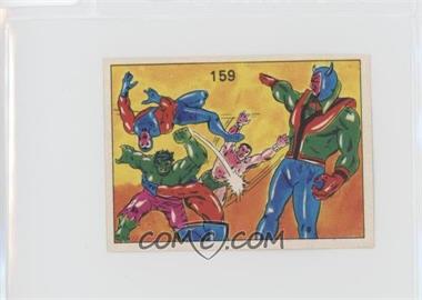 1980 Marvel Super Hero Stickers Venezuela - [Base] #159 - Hulk vs. Namor