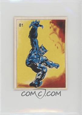 1980 Marvel Super Hero Stickers Venezuela - [Base] #81 - Beast
