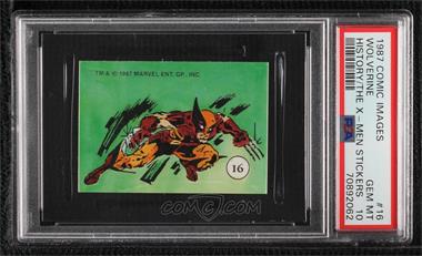1987 Comic Images Marvel Universe - Stickers II: History of the X-Men #16 - Wolverine [PSA 10 GEM MT]