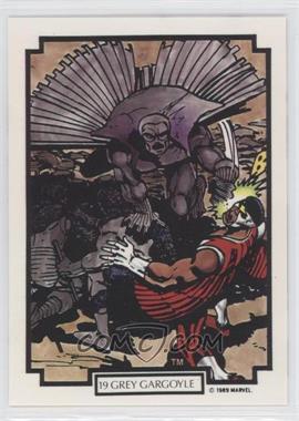 1989 Comic Images Marvel Best of John Byrne - [Base] #19 - Grey Gargoyle
