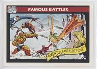 Famous Battles - X-Men vs. Fantastic Four