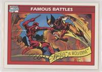 Famous Battles - Daredevil vs. Wolverine