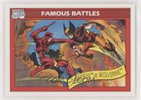 Famous Battles - Daredevil vs. Wolverine