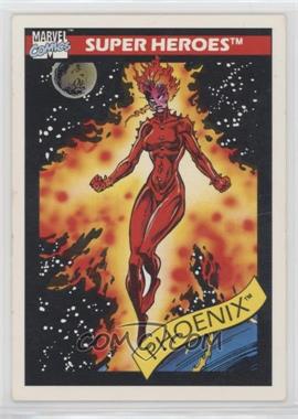 1990 Impel Marvel Universe - [Base] #11 - Super Heroes - Phoenix
