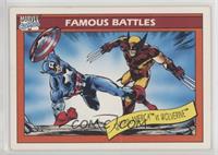 Famous Battles - Captain America vs. Wolverine