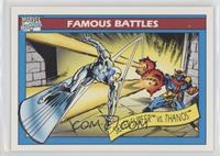 Famous Battles - Silver Surfer vs. Thanos