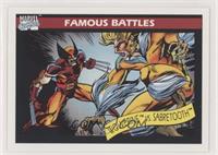 Famous Battles - Wolverine vs. Sabretooth