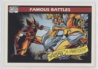 Famous Battles - Wolverine vs. Sabretooth