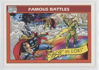 Famous Battles - Thor vs. Loki