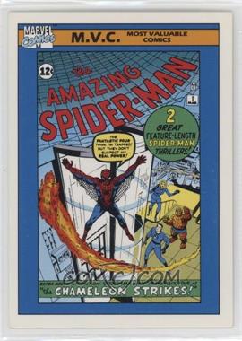 1990 Impel Marvel Universe - [Base] #131 - M.V.C. - Amazing Spider-Man #1 [EX to NM]