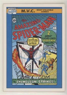 1990 Impel Marvel Universe - [Base] #131 - M.V.C. - Amazing Spider-Man #1 [EX to NM]