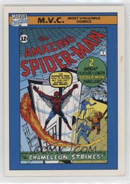 1990 Impel Marvel Universe - [Base] #131 - M.V.C. - Amazing Spider-Man #1 [EX to NM]