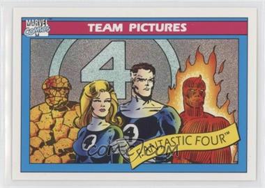 1990 Impel Marvel Universe - [Base] #137 - Team Pictures - Fantastic Four [EX to NM]