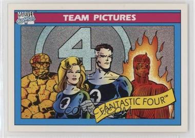 1990 Impel Marvel Universe - [Base] #137 - Team Pictures - Fantastic Four [EX to NM]