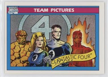 1990 Impel Marvel Universe - [Base] #137 - Team Pictures - Fantastic Four [EX to NM]