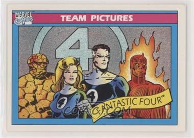 1990 Impel Marvel Universe - [Base] #137 - Team Pictures - Fantastic Four [EX to NM]