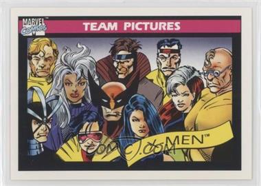 1990 Impel Marvel Universe - [Base] #139 - Team Pictures - X-Men