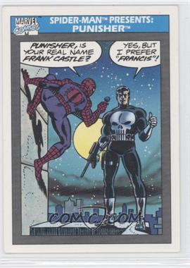 1990 Impel Marvel Universe - [Base] #155 - Spider-Man Presents: - Punisher