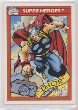 1990 Impel Marvel Universe - [Base] #18 - Super Heroes - Thor