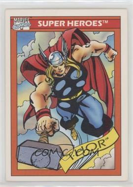 1990 Impel Marvel Universe - [Base] #18 - Super Heroes - Thor