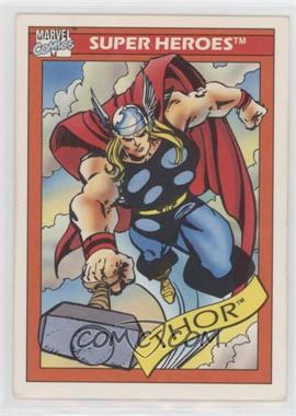 1990 Impel Marvel Universe - [Base] #18 - Super Heroes - Thor