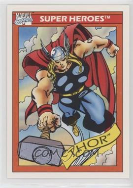 1990 Impel Marvel Universe - [Base] #18 - Super Heroes - Thor