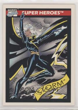 1990 Impel Marvel Universe - [Base] #24 - Super Heroes - Storm