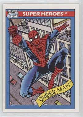 1990 Impel Marvel Universe - [Base] #29 - Super Heroes - Spider-Man