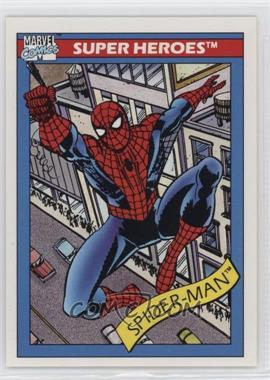 1990 Impel Marvel Universe - [Base] #29 - Super Heroes - Spider-Man