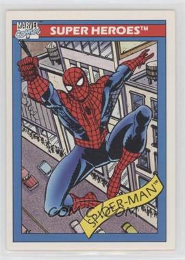 1990 Impel Marvel Universe - [Base] #29 - Super Heroes - Spider-Man