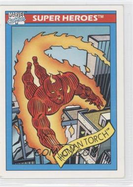 1990 Impel Marvel Universe - [Base] #33 - Super Heroes - Human Torch