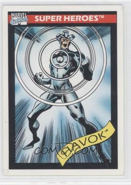 1990 Impel Marvel Universe - [Base] #35 - Super Heroes - Havok