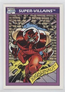 1990 Impel Marvel Universe - [Base] #55 - Super-Villains - Juggernaut