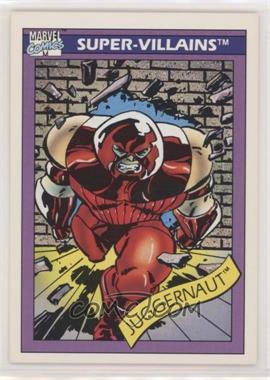 1990 Impel Marvel Universe - [Base] #55 - Super-Villains - Juggernaut