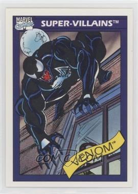 1990 Impel Marvel Universe - [Base] #73 - Super-Villains - Venom