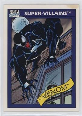 1990 Impel Marvel Universe - [Base] #73 - Super-Villains - Venom